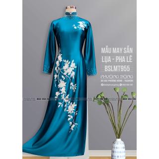 Áo Dài Bà Sui Lụa Thêu Kết Pha Lê BSLMT955